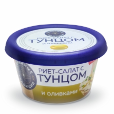 РЫЕТ-САЛАТ з трасковых рыб з тунцом і алівамі