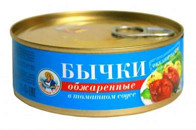 Бычки обжаренные в томатном соусе